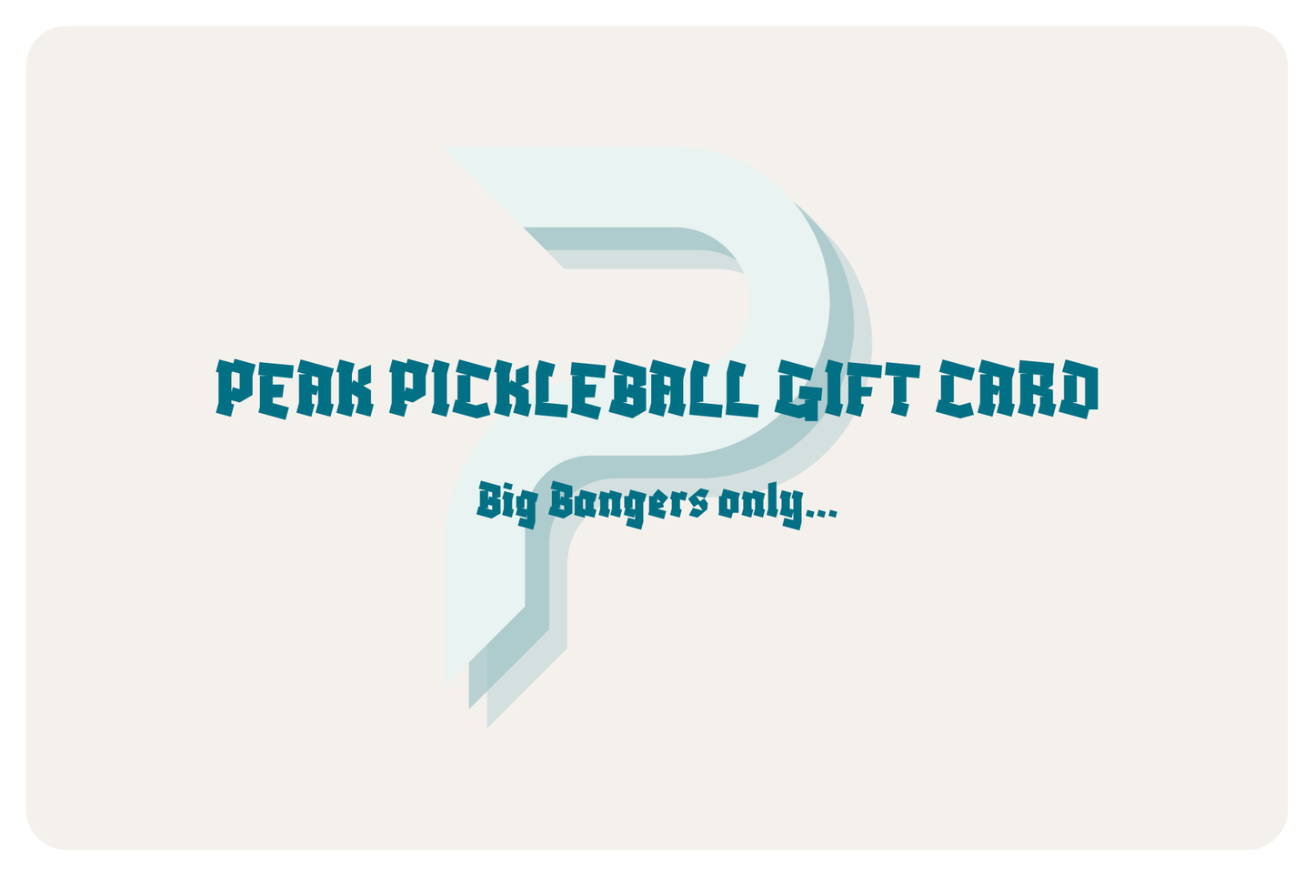 Peak Gift Card